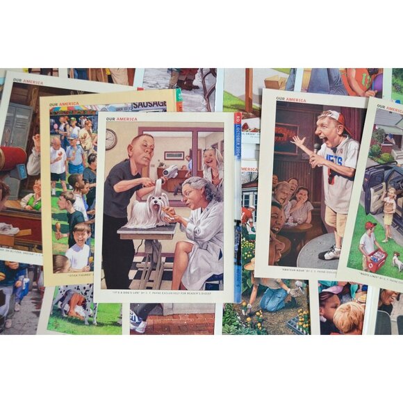 Lot Vintage Reader's Digest "Our America" In Your Pocket Page Cutouts & Ornament - Picture 5 of 5